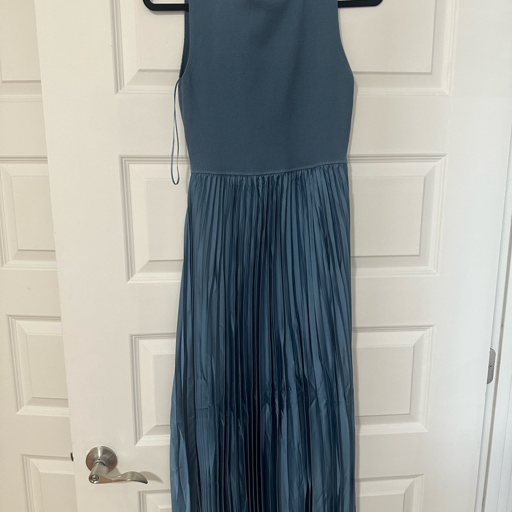 Joie Blue Ribbed Knit dress